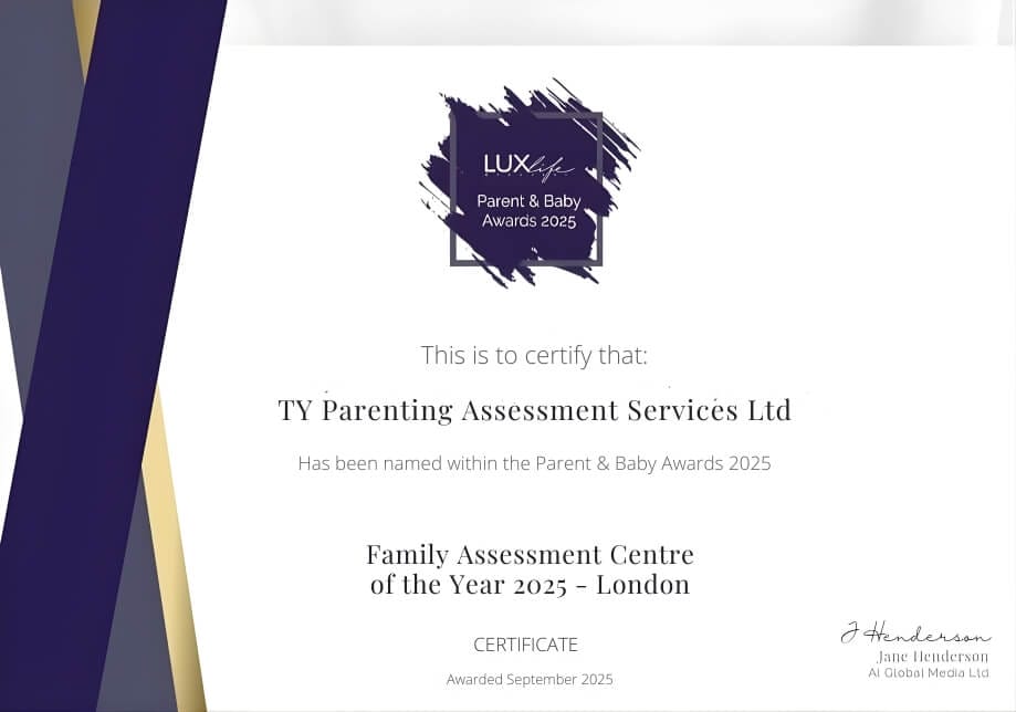 TY Parenting LUXlife Award 2025
